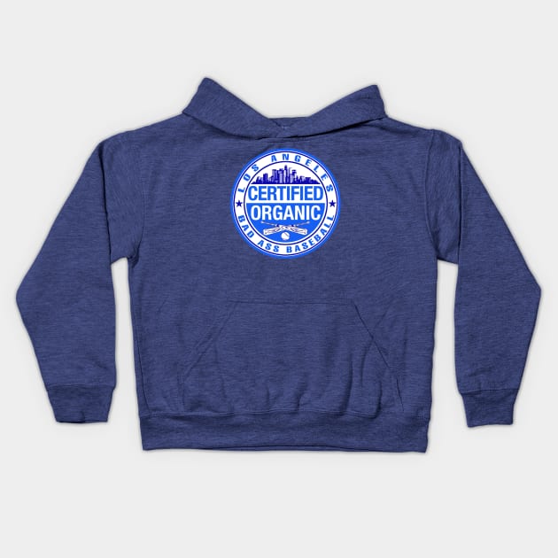 LA Certified Organic Baseball Kids Hoodie by TFGLab.com